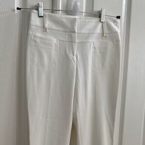 NWT Cache ivory flare pant size 4